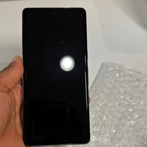 Sleek Black Smartphone Google pixel 7 Pro 128gb unlocked